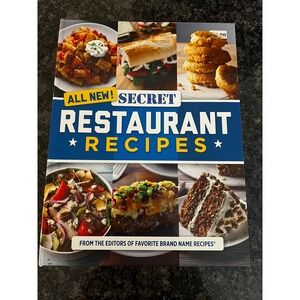 All New! Secret Restaurant Recipes‎ Spiral-Bound Cookbook Copycat Dishes 2019